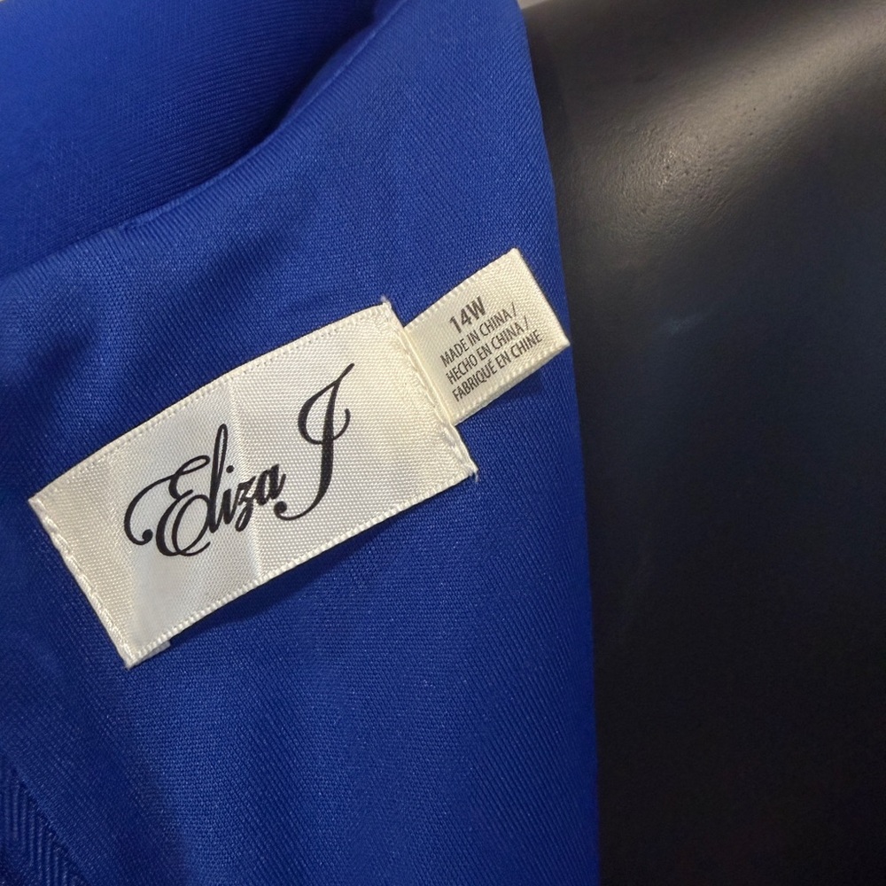 Eliza J One Shoulder Royal Blue Dress - Picture 5 of 5